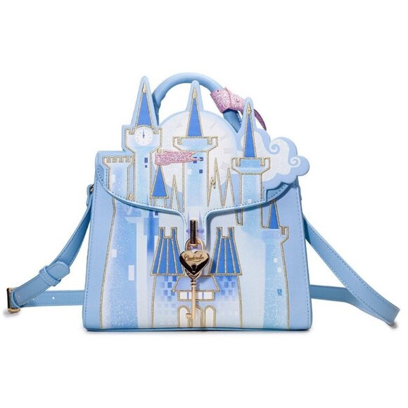 Danielle Nicole Disney Cinderella Royal Castle Crossbody Purse - Picture 1 of 8
